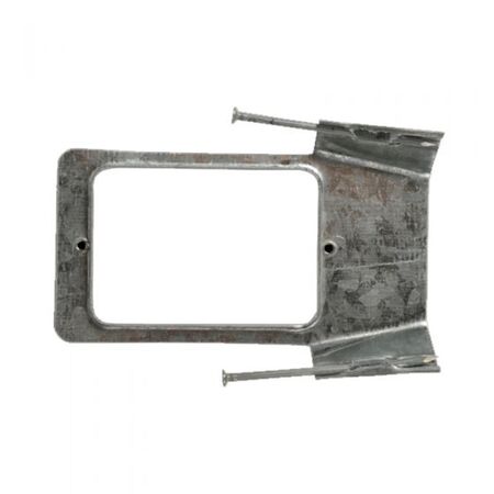 Nail Bracket Horizontal | Durable Steel Construction | Zinc Plated Finish | Box of 25 by Tesla Components