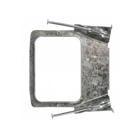 Nail Bracket Vertical | Steel Construction | Galvanized Finish | Pack of 20 by Tesla Components