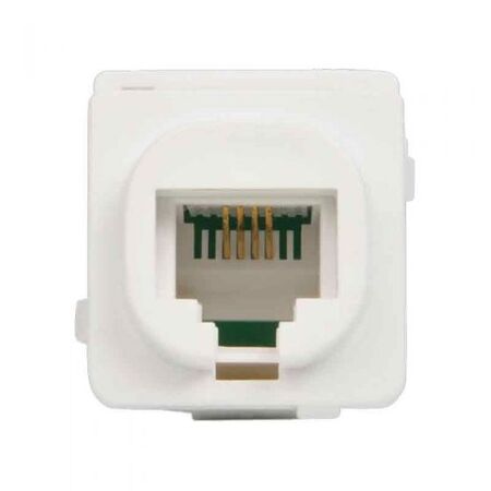 RJ11 Telephone Mechanism | Standard RJ11 Type | 25 Units per Box | Data Communication Compatible by Tesla Components