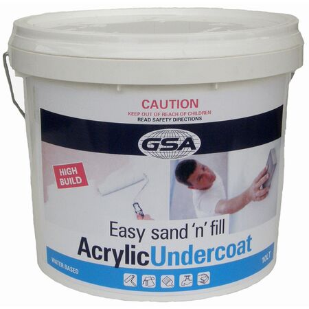 Easy Sand and Fill 10L | Smooth Surface for Gloss Topcoats | Ideal for MDF & Plasterboard by CW Brands