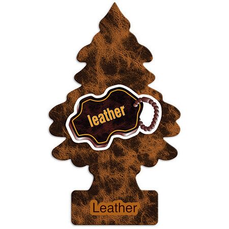 Leather Air Freshener | Long-Lasting Fragrance | Easy Hanging Design | Single Pack by CW Brands