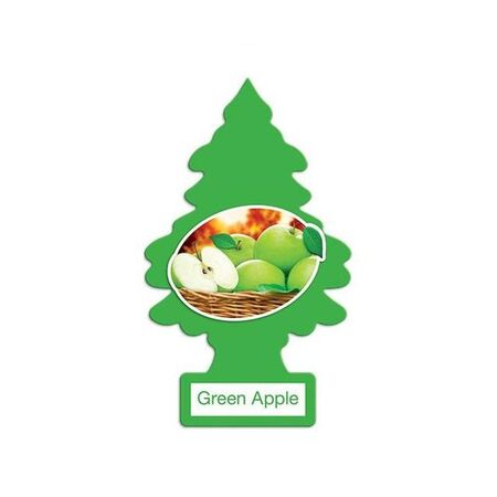Car Air Freshener Green Apple | Lasts for Weeks | Easy Hanging Design by CW Brands