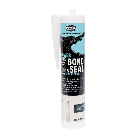 Crystal Clear Adhesive Sealant | Hybrid Technology | No Shrinkage or Bubbles | 300ml by CW Brands