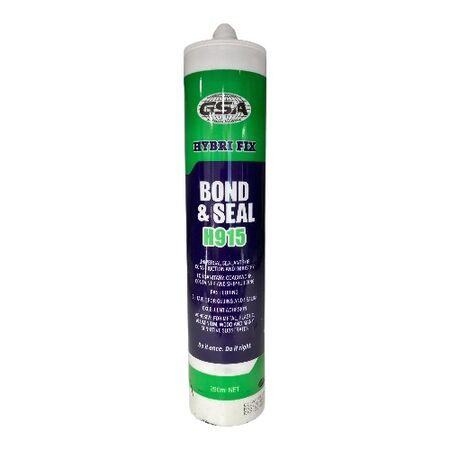 Bond & Seal Adhesive | Permanently Elastic | Excellent Adhesion on Damp Surfaces | UV & Weather Resistant by CW Brands