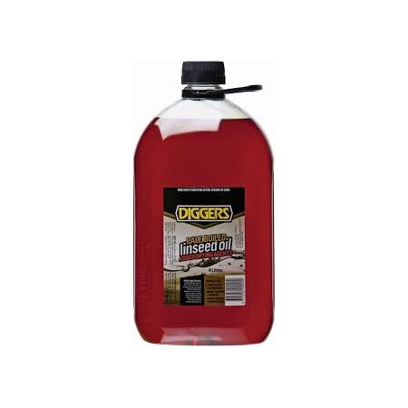 Pale Boiled Linseed Oil | Refined with Added Dryers | Faster Drying Time | Durable Wood Finish | 4 LT by CW Brands