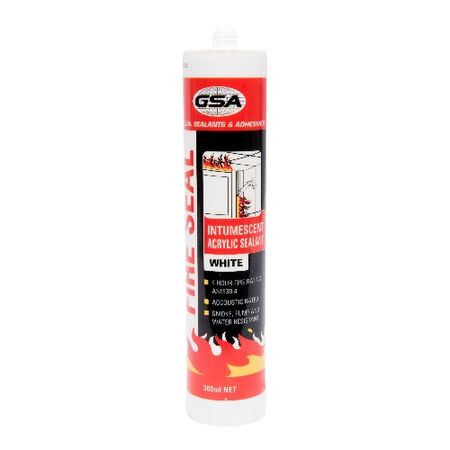 Fire Resistant Sealant 300ml | Complies with AS1530.4 | Interior Use | White by CW Brands