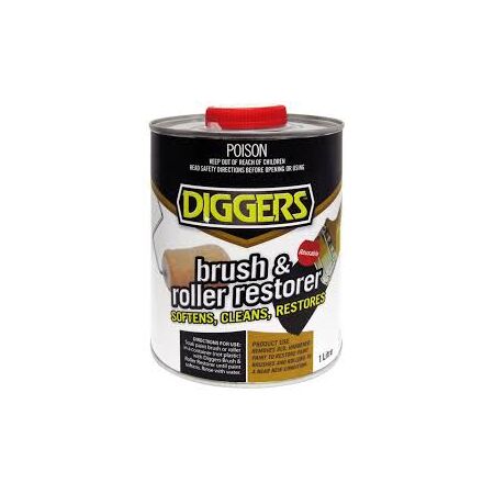Brush & Roller Restorer | 1L Volume | Removes Hardened Paint | Compatible with Enamel & Lacquer by CW Brands