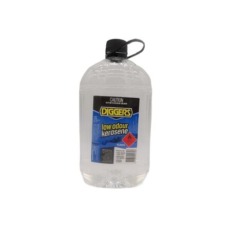 Low Odour Kerosene 4 LT | Indoor & Outdoor Use | Effective Solvent for Oils & Greases | CW Brands
