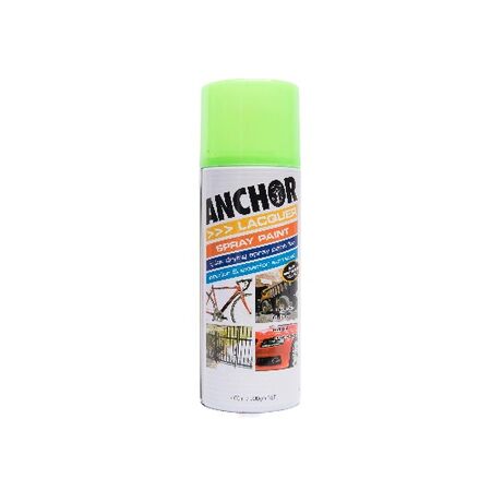 Fluorescent Green Spray Paint | Lacquer Aerosol | Fast-Drying & Scratch Resistant | Smooth Finish by CW Brands