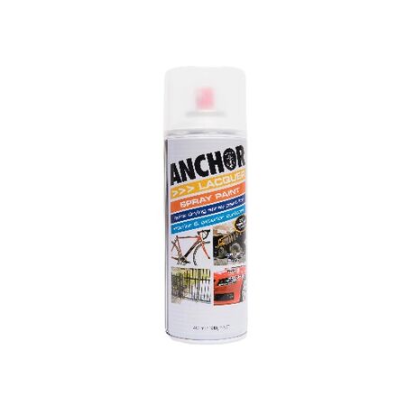 Lacquer Spray Paint 5% Gloss | Fast-Drying & Scratch Resistant | Versatile for Wood, Metal, Plastic | by CW Brands