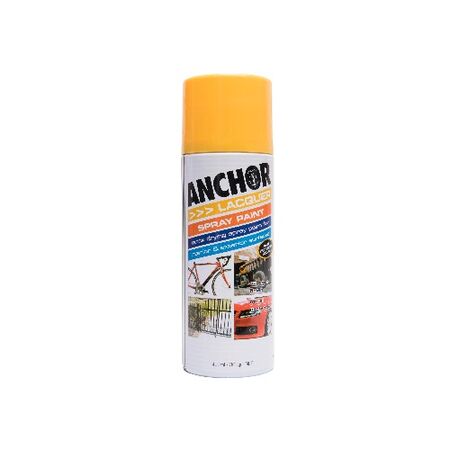 Lacquer Spray Paint Mustard Yellow | Fast-Drying | Durable Finish | Versatile Application by CW Brands