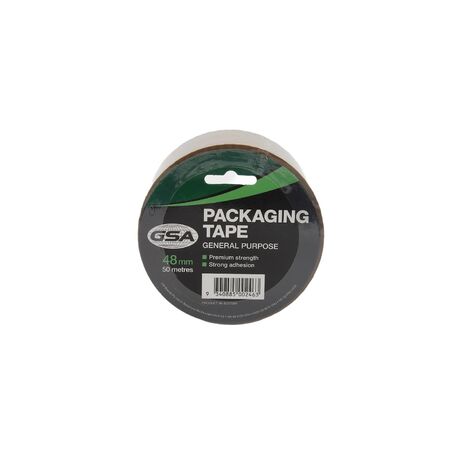 Packing Tape Brown 48mm | 50m Length | Strong Adhesive & Tear Resistant | CW Brands