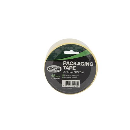 Clear Packing Tape 48mm x 50m | Strong Adhesive | Durable Plastic Film by CW Brands