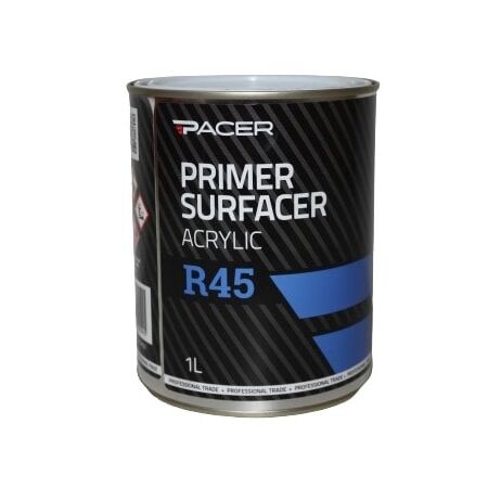 Acrylic Primer Surfacer 1L | Smooth Base for Paint | Fills Surface Imperfections | Enhances Adhesion by CW Brands