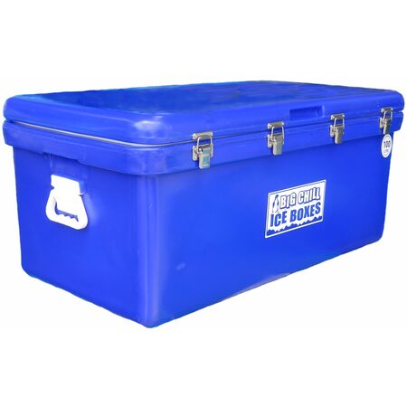 Ice Box 100 Litre Long | Heavy-Duty Insulation | Leak-Resistant Design | Portable Cooler by CW Brands