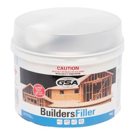 Builders Filler 1KG | High Adhesion & Workability | Suitable for Multiple Surfaces by CW Brands