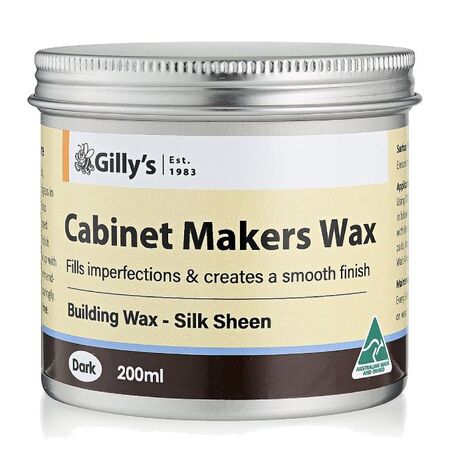 Cabinet Makers Wax Dark 200ml | High-Quality Moisture Protection | Fills Cracks & Enhances Finish by CW Brands