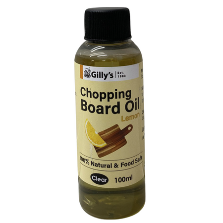 Chopping Board Oil Lemon | Food Safe Formula | Prevents Cracking & Splitting | 100g by CW Brands