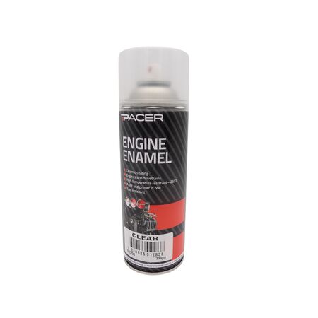 Engine Enamel Clear | Up to 260°C Temperature Resistance | Silicone-Ceramic Formula | Nano-Technology by CW Brands