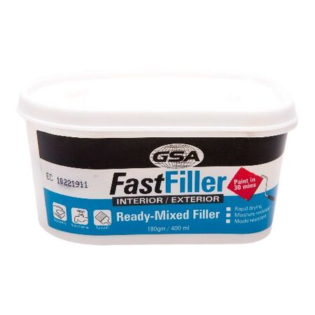Fast Setting Lightweight Wall Filler | Ready-to-Use Formula | Fast Drying & Easy Sanding | 180g by CW Brands