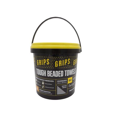 Heavy Duty Cleaning Towels | Extra-Large Dual-Sided | Beaded & Smooth | Cherry or Citrus by CW Brands