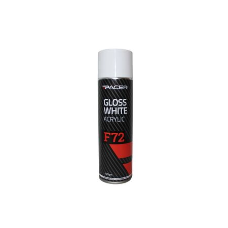 Acrylic Spray Paint 400g | Glossy White Finish | Automotive Use | Excellent Coverage by CW Brands