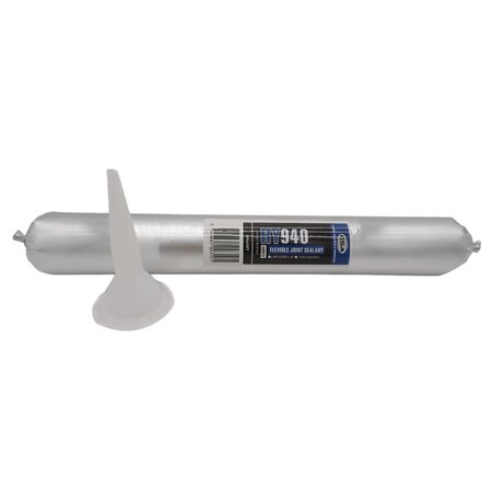 Flexible Joint Sealant 600ml | One-Component Hybrid | +25% Movement Capability | Non-Sag Design | Grey by CW Brands