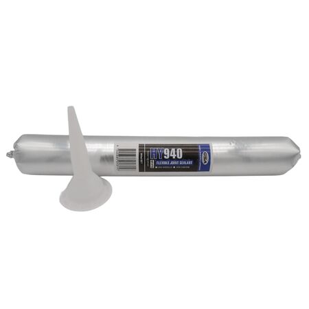 Flexible Joint Sealant 600ml | One-Component Hybrid | Weatherproof & Non-Sag | White by CW Brands