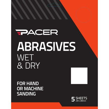 Wet and Dry Sandpaper 2000 Grit | Ultra-Fine | Moisture Resistant | 5 Sheets by CW Brands