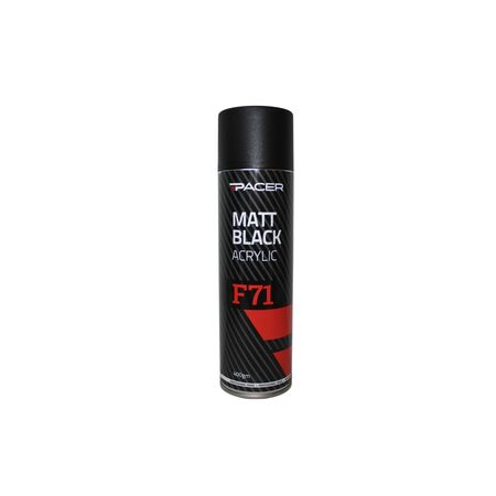 Acrylic Spray Paint 400g | Matt Black Finish | Automotive Refinishing | Smooth Application by CW Brands