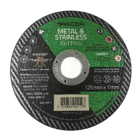 Cutting Disc 125mm | 1mm Thickness | Durable & Efficient Cutting | Metal & Plastic by CW Brands
