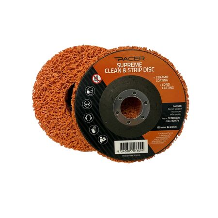 Ceramic Clean & Strip Disc 125mm | High-Performance Abrasive | Open Mesh Design | Versatile Use by CW Brands