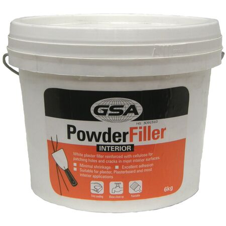 Interior Surface Filler 6kg | Fine Particle Formula | Easy to Sand | Ideal for Small Repairs by CW Brands