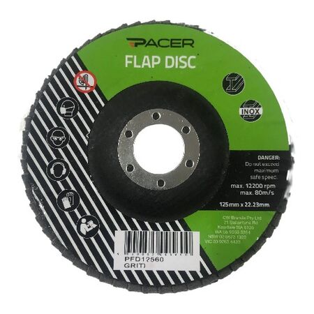 Flap Disc 125mm | 120 Grit | Overlapping Abrasive Flaps | Durable Design by CW Brands