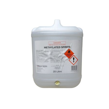 Methylated Spirits 20L | Versatile Cleaning Solvent | Degreaser & Paint Thinner | Disinfectant by CW Brands
