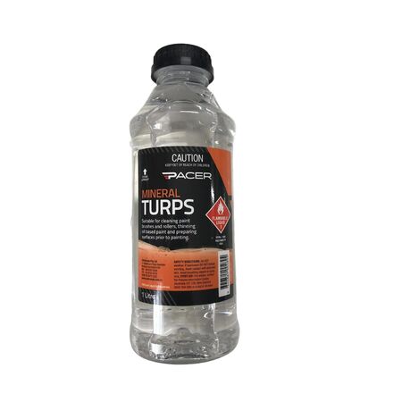 Mineral Turpentine 1L | Effective Paint Thinner | Cleans Brushes & Tools | Oil-Based Compatibility by CW Brands