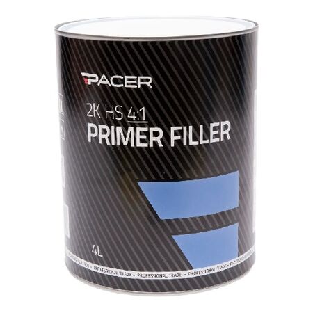 2K Primer Filler 4:1 | High Build | Excellent Sanding Properties | Spray or Brush Application | 4LT by CW Brands