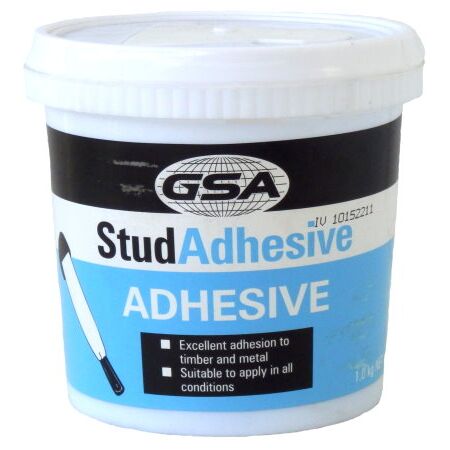 Plasterboard Adhesive 1KG | Strong Adhesion for Secure Fixing | Ideal for Construction by CW Brands