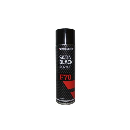 Acrylic Spray Paint Satin Black | 400g | Automotive Refinishing | Smooth Application by CW Brands