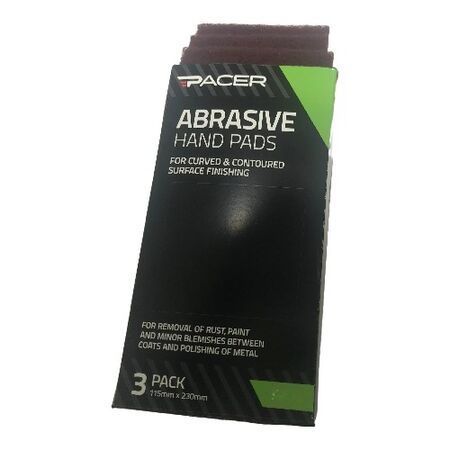 Fine Scouring Pads 3 Pack | Woven Polyester | Rust & Paint Removal | Curved Surface Adaptability by CW Brands