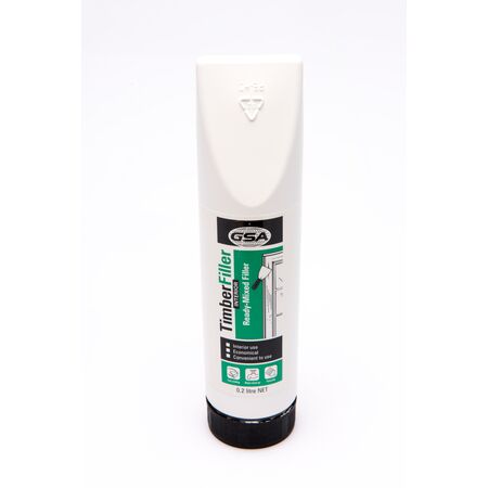 Timber Filler 0.2LT | Ready-to-Use | Fills Cracks & Dents | Smooth Finish by CW Brands