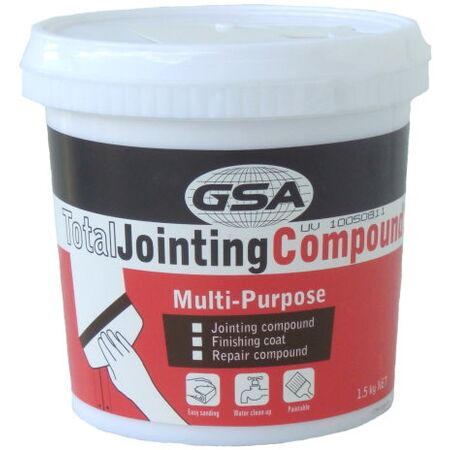 Multi-Purpose Jointing Compound for Plasterboard | Excellent Adhesion & Durability | Fills Cracks & Holes | 1.5 KG by CW Brands