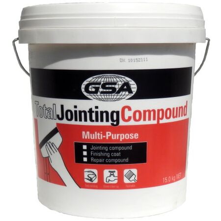 Total Jointing Compound for Plasterboard | Multi-Purpose | Excellent Adhesion & Durability | 15kg by CW Brands