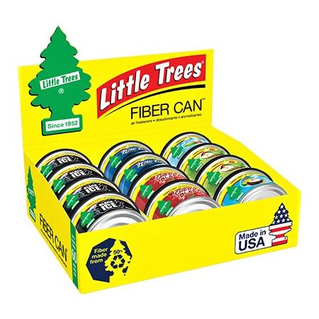 Little Trees Air Freshener Counter Display | Holds 12 Units | Compact Tin Design | Durable Metal by CW Brands
