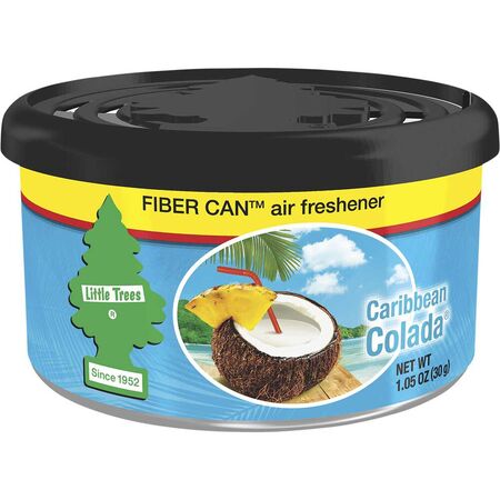 Car Air Freshener Caribbean Colada | Tin Container | Long-Lasting Scent & Easy Placement by CW Brands