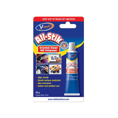 Clear Sealant Adhesive | Strong Bond | Weather & UV Resistant | 20GM by CW Brands