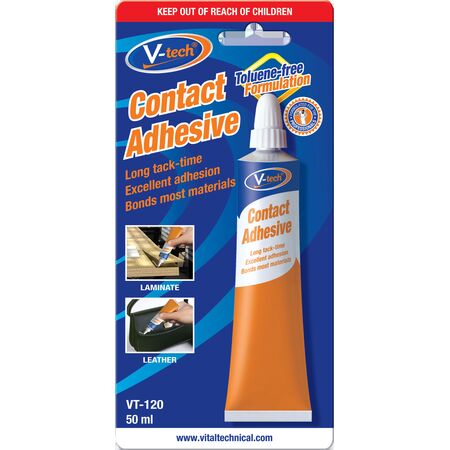 Contact Adhesive 50ml | Strong Permanent Bond | Multipurpose Use | CW Brands