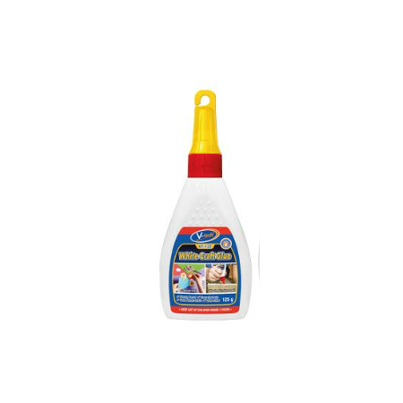 White Craft Glue PVA Adhesive | Dries Clear | Non-Toxic & Versatile | 125g by CW Brands