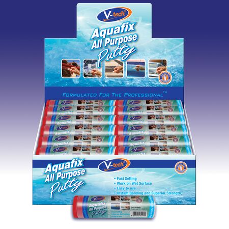 Aquafix Repair Putty | Medium Setting | Fiberglass-Reinforced | Waterproof by CW Brands