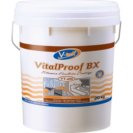 Waterproof Bitumen Coating | Dark Brown Color | Flexible & Odor-Free | Micro Porous by CW Brands